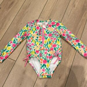 Cat & Jack toddler long sleeve swimsuit